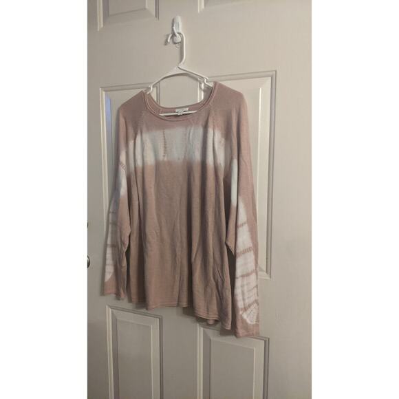 Pure Jill Cotton Viscose Blend Tye Dye Design Lightweight Sweater, Medium, Boho - Picture 6 of 10